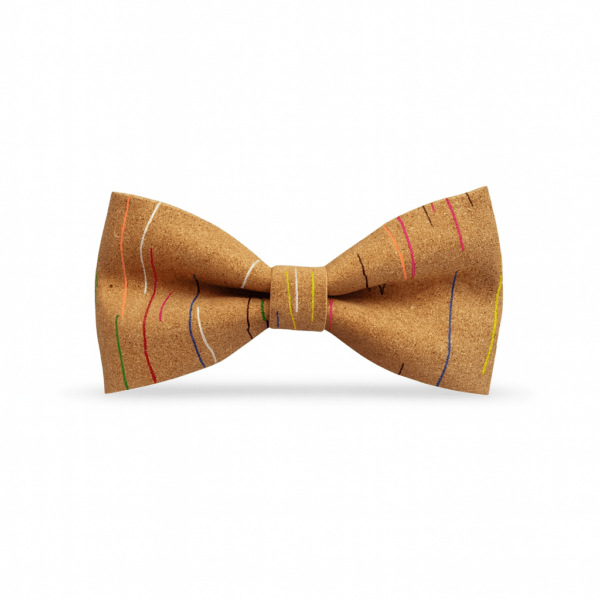 Pajarita de Corcho Rainbow