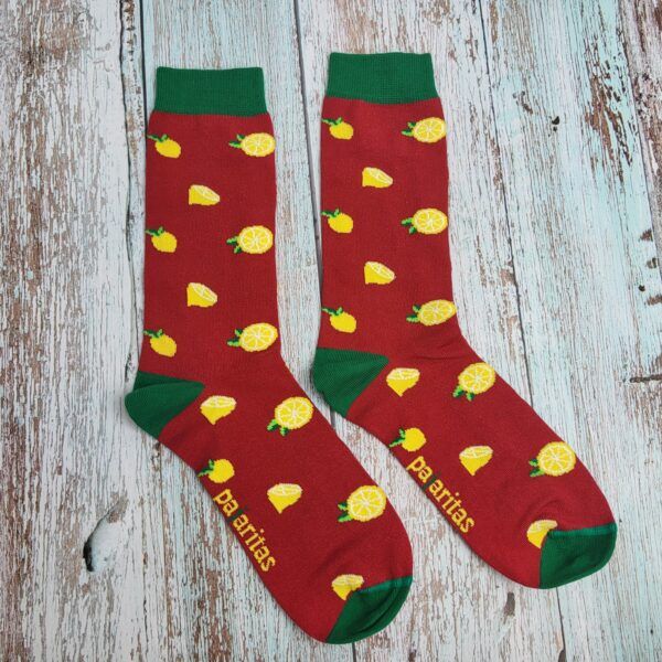 Calcetines Limones Rojo