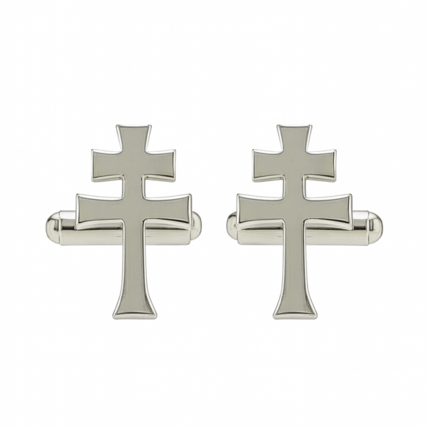Gemelos Cruz de Caravaca (Plata de Ley)