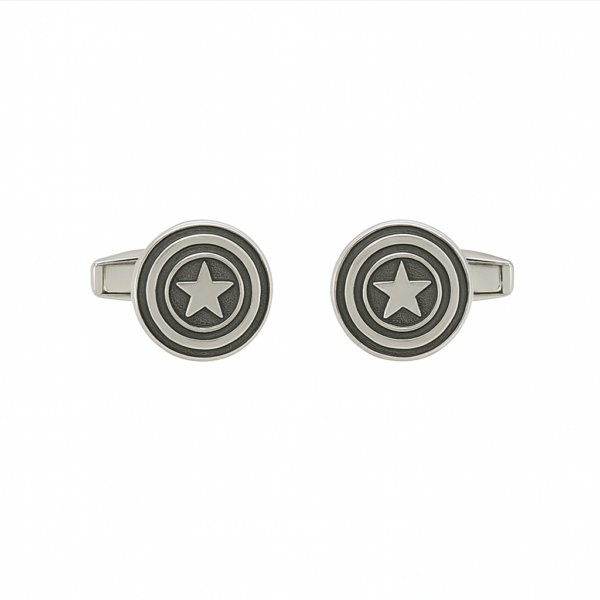 Gemelos Superheroes Capitan (Plata de Ley)
