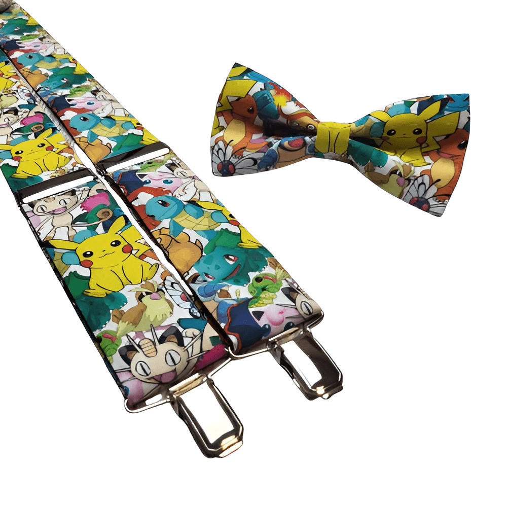 Pajarita y Tirantes Pokeball