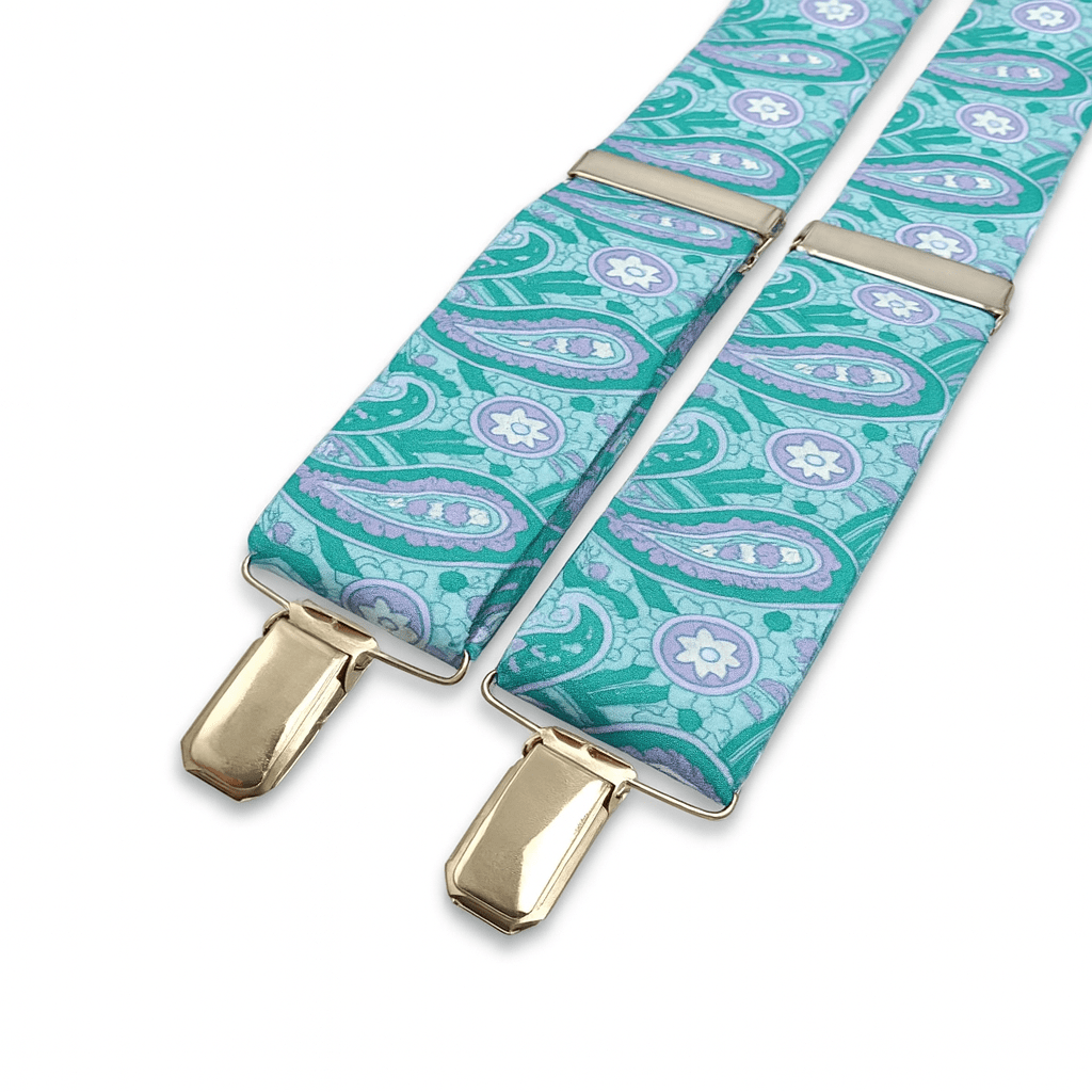 Tirantes Cachemir Turquesa (Liquidacion)