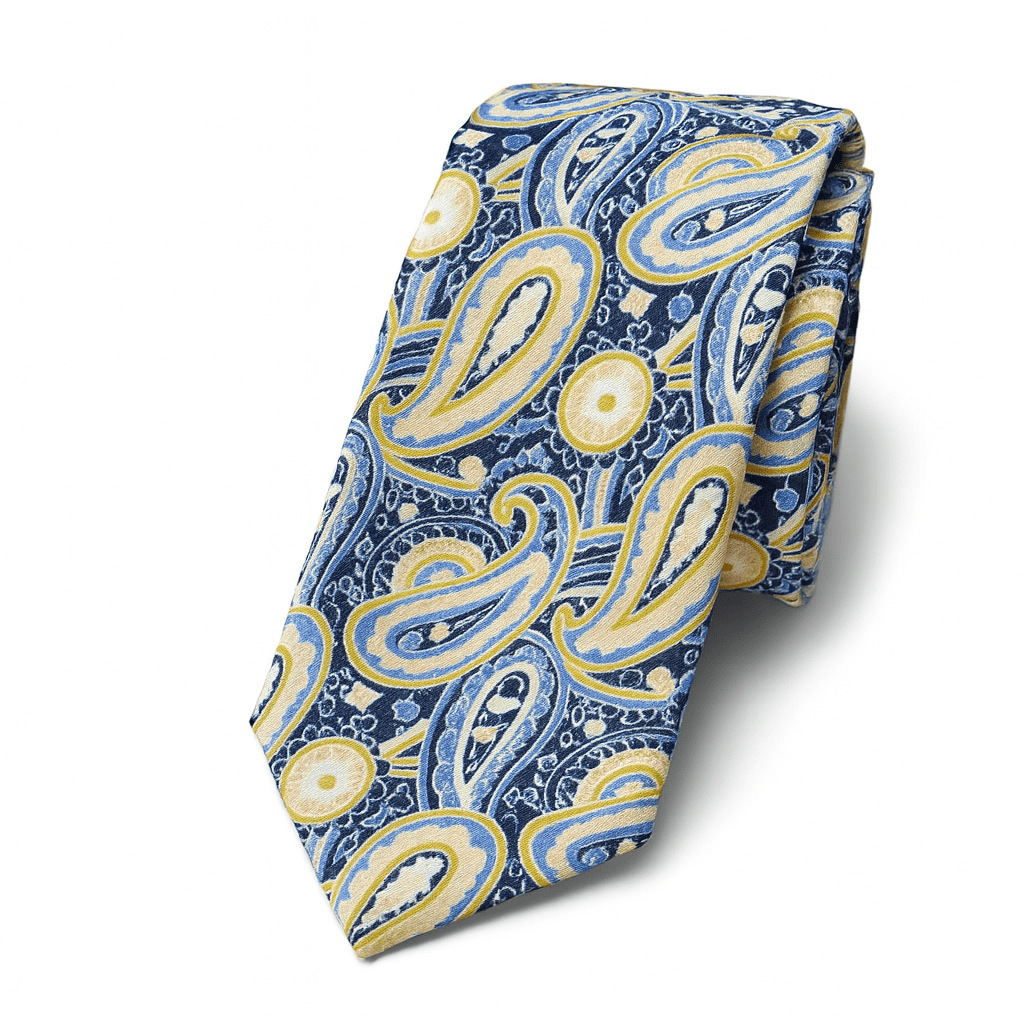 Corbata Cachemir Amarillo