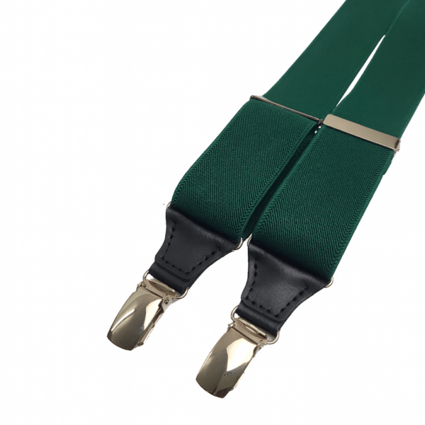 Tirantes Verde (piel negro)