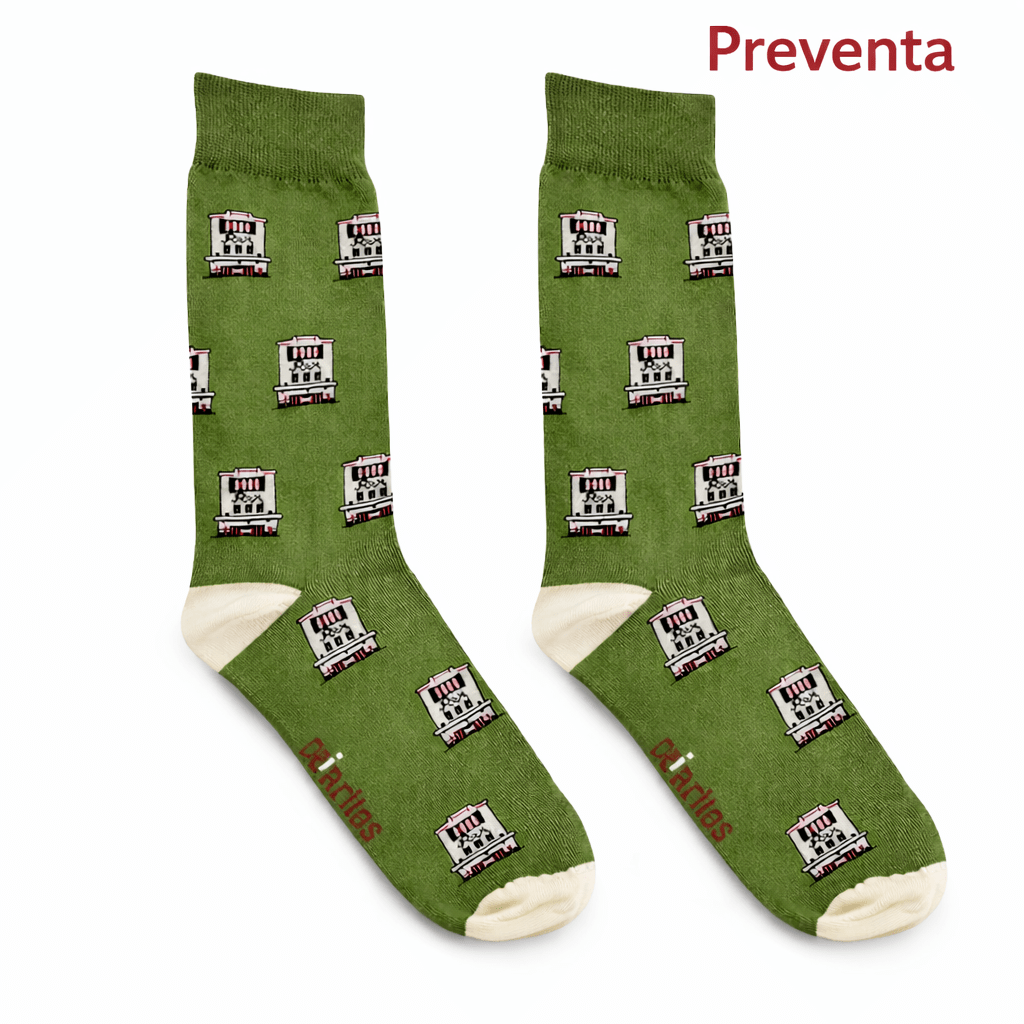 Calcetines Cine Rex Murcia, calcetines originales Murcia, calcetines verdes ilustración edificio, calcetines arquitectura Murcia, calcetines diseño exclusivo España, calcetines cine retro, calcetines hombre estampados, calcetines algodón peinado, calcetines regalo Murcia, calcetines artesanales españoles, calcetines monumentos Murcia, calcetines cómodos talla 40-46, calcetines cultura murciana, calcetines hechos en España, calcetines diseño urbano. 🇬🇧 English Cine Rex Murcia socks, Murcia landmark socks, green patterned socks, cinema building socks, Spanish design socks, retro cinema socks, men’s novelty socks, cotton combed socks, Murcia architecture socks, Spain made socks, unique gift socks, breathable dress socks, cultural design socks, illustrated building socks, premium quality socks, elastic men socks. 🇮🇹 Italiano Calzini Cine Rex Murcia, calzini originali Murcia, calzini verdi fantasia edificio, calzini architettura spagnola, calzini cinema retrò, calzini uomo cotone pettinato, calzini design esclusivo, calzini made in Spain, calzini regalo Murcia, calzini eleganti fantasia, calzini traspiranti uomo, calzini monumenti Murcia, calzini artistici, calzini cultura spagnola, calzini elastici confortevoli. 🇫🇷 Français Chaussettes Cine Rex Murcia, chaussettes originales Murcia, chaussettes vertes motif bâtiment, chaussettes architecture Espagne, chaussettes cinéma rétro, chaussettes homme fantaisie, chaussettes coton peigné, chaussettes design exclusif, chaussettes fabriquées en Espagne, chaussettes cadeau Murcia, chaussettes respirantes, chaussettes culture urbaine, chaussettes illustrées, chaussettes élégantes motif, chaussettes confortables extensibles.
